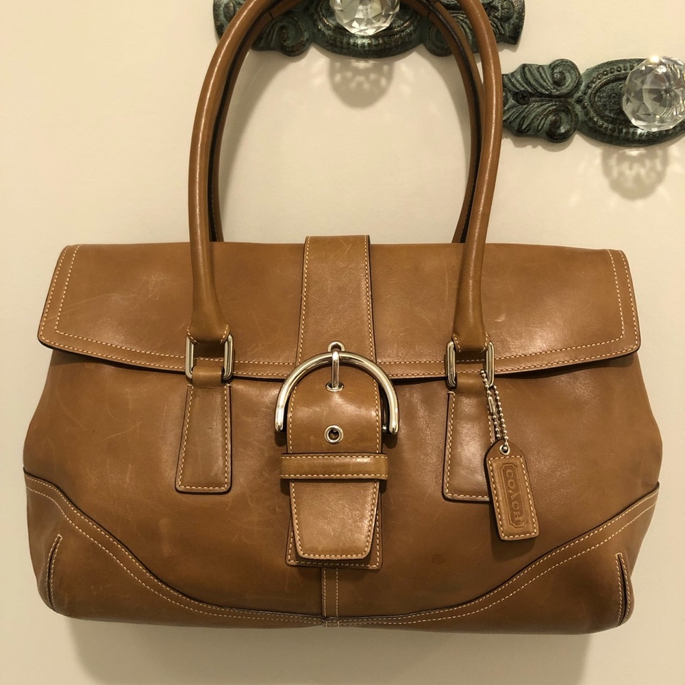 Coach purse!  Beautiful leather in med brown